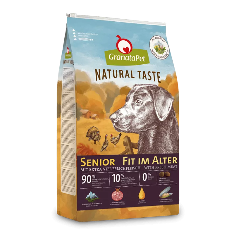 Natural Taste Trockenfutter Senior Fit im Alter 4kg
